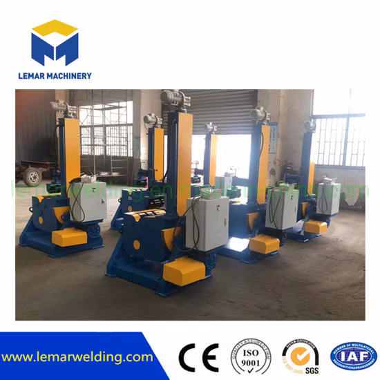 자동 파이프 용접 기계용 1000kg 핀칭 회전 장치