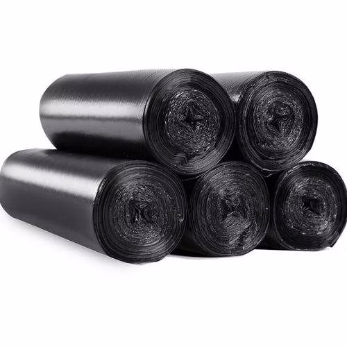 2 라인 스타 씰 바닥 씰링 PE 플라스틱 코어리스 롤 T의 평면 쓰레기 쓰레기 봉투