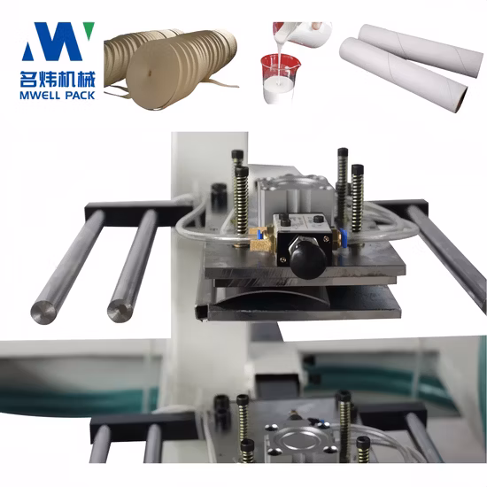 감기 회전 기계를 만드는 불꽃 평행선 종이 코어 튜브